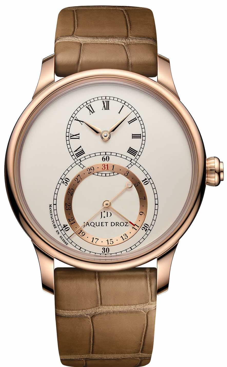 Jaquet Droz Grande Seconde Quantieme Ivory Enamel