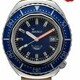 Squale 2002 Blue Dial Sapphire Bezel Brown Leather Strap image 0 thumbnail