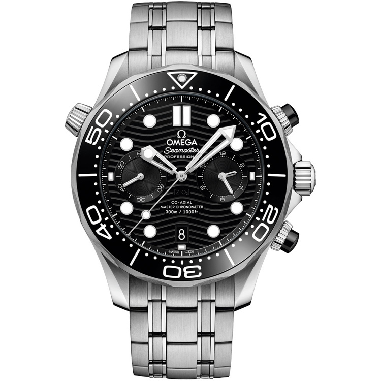 Omega Seamaster Diver 300 Chronograph Black Dial 210.30.44.51.01.001
