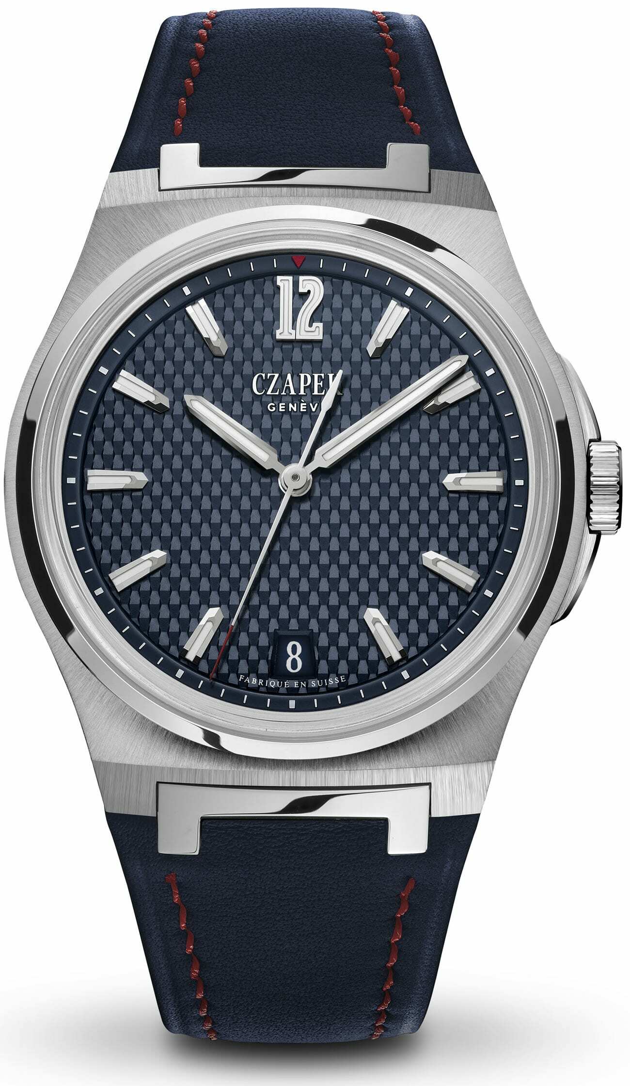 Czapek Passage De Drake Deep Blue on Leather Strap