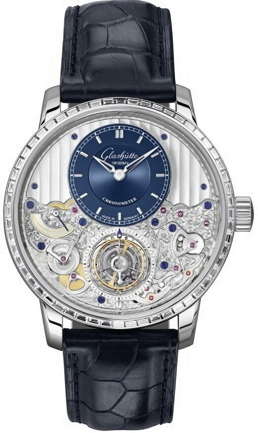 Glashütte Original Senator Chronometer Tourbillon Diamonds Bezel