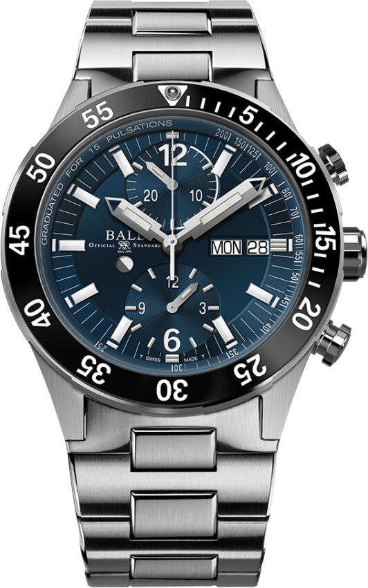 Ball Roadmaster Rescue Chronograph Blue Dial 42mm DC3030C-S-BE