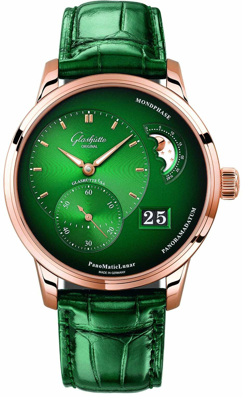 Glashütte Original PanoMaticLunar Lush Forest Green Dial 1-90-02-23-35-01