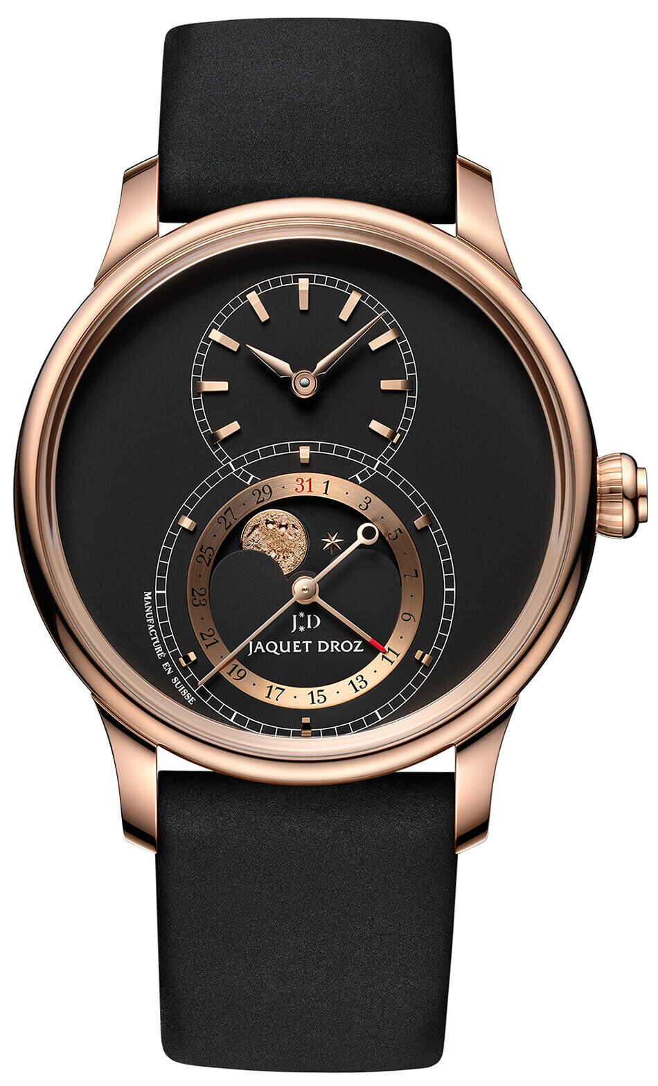 Jaquet Droz Grande Seconde Moon Matte Black
