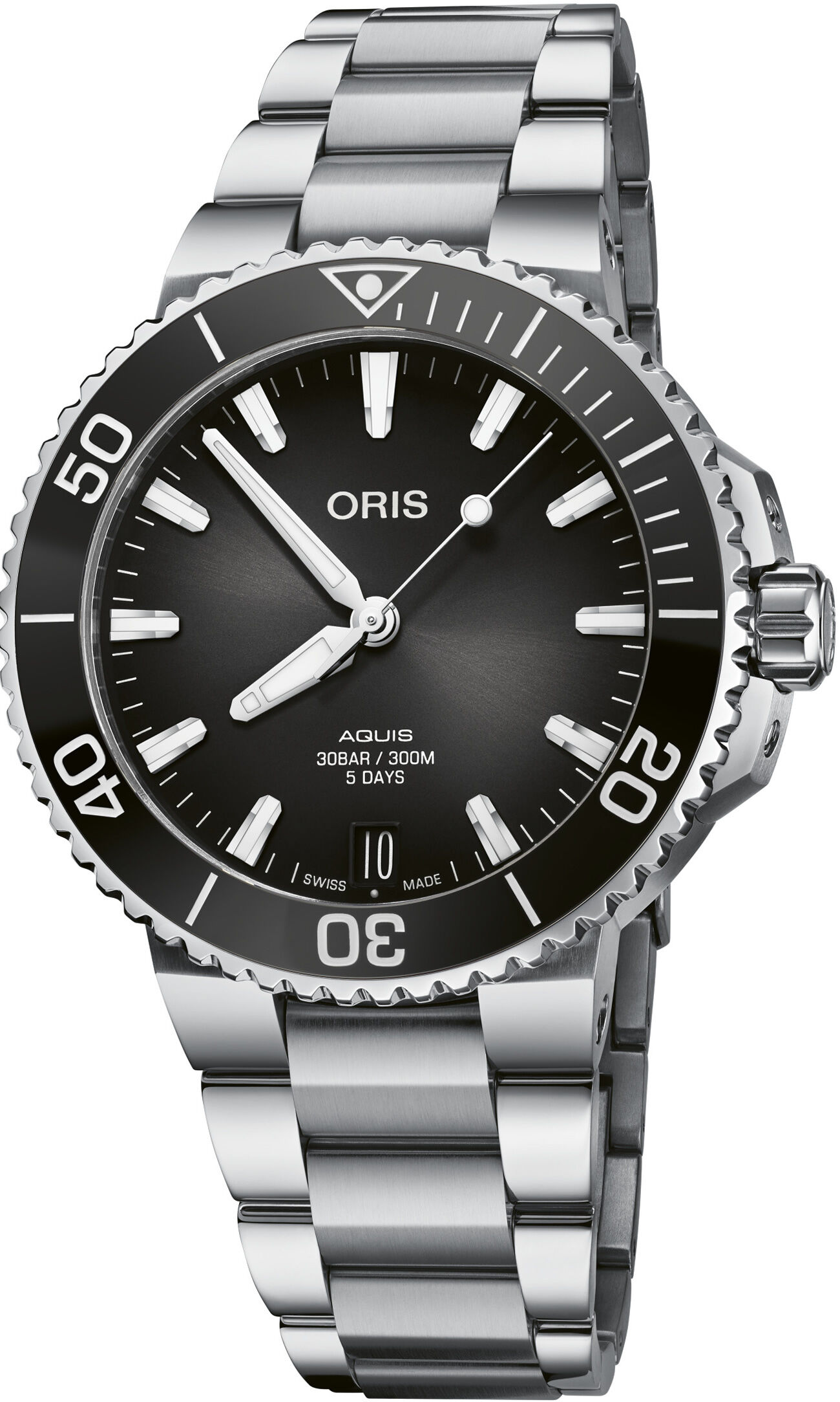 Oris Aquis Date Calibre 400 41.5mm Black Dial