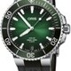 Oris Aquis Date Calibre 400 41.5mm Green Dial on Strap image 0 thumbnail