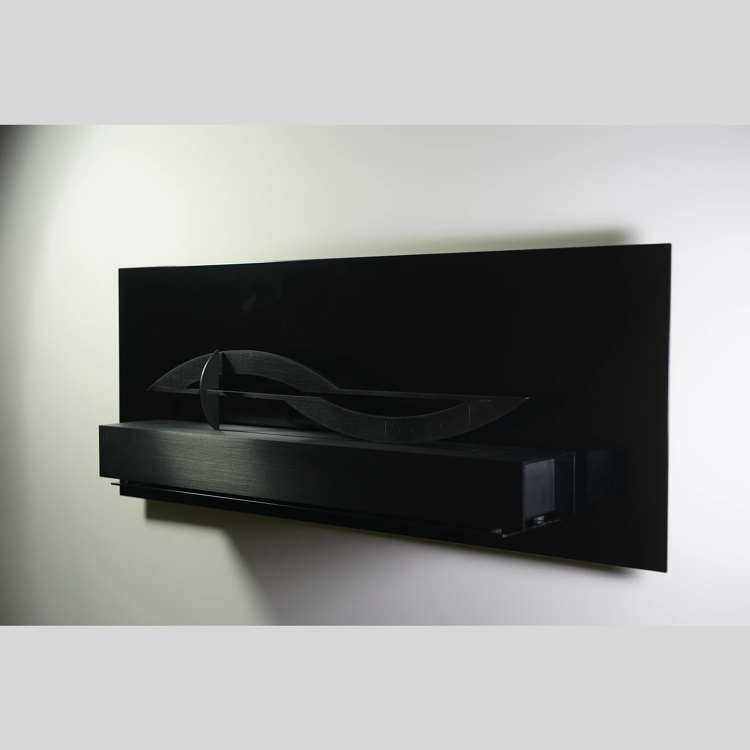 Around Five Brushed Anodized Black Aluminum With Frame