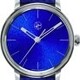 Lundis Bleus Contemporaines Royal Blue on Snake Leather Strap image 0 thumbnail