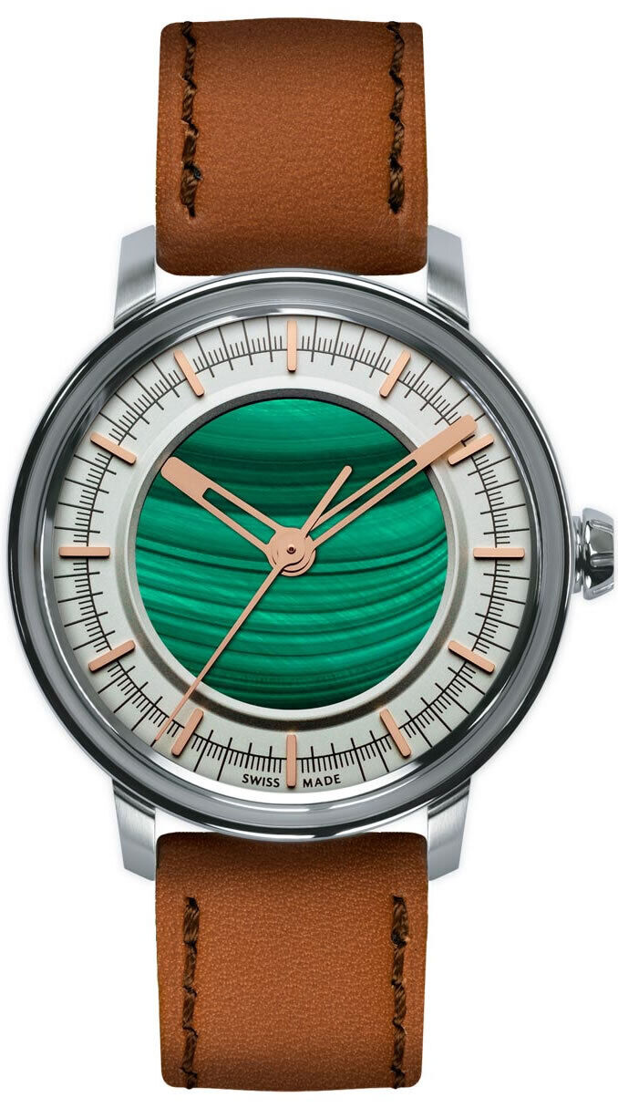 Lundis Bleus Malachite Silver