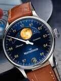 MeisterSinger Lunascope Sunburst Blue / Gold LS908G image 3 thumbnail