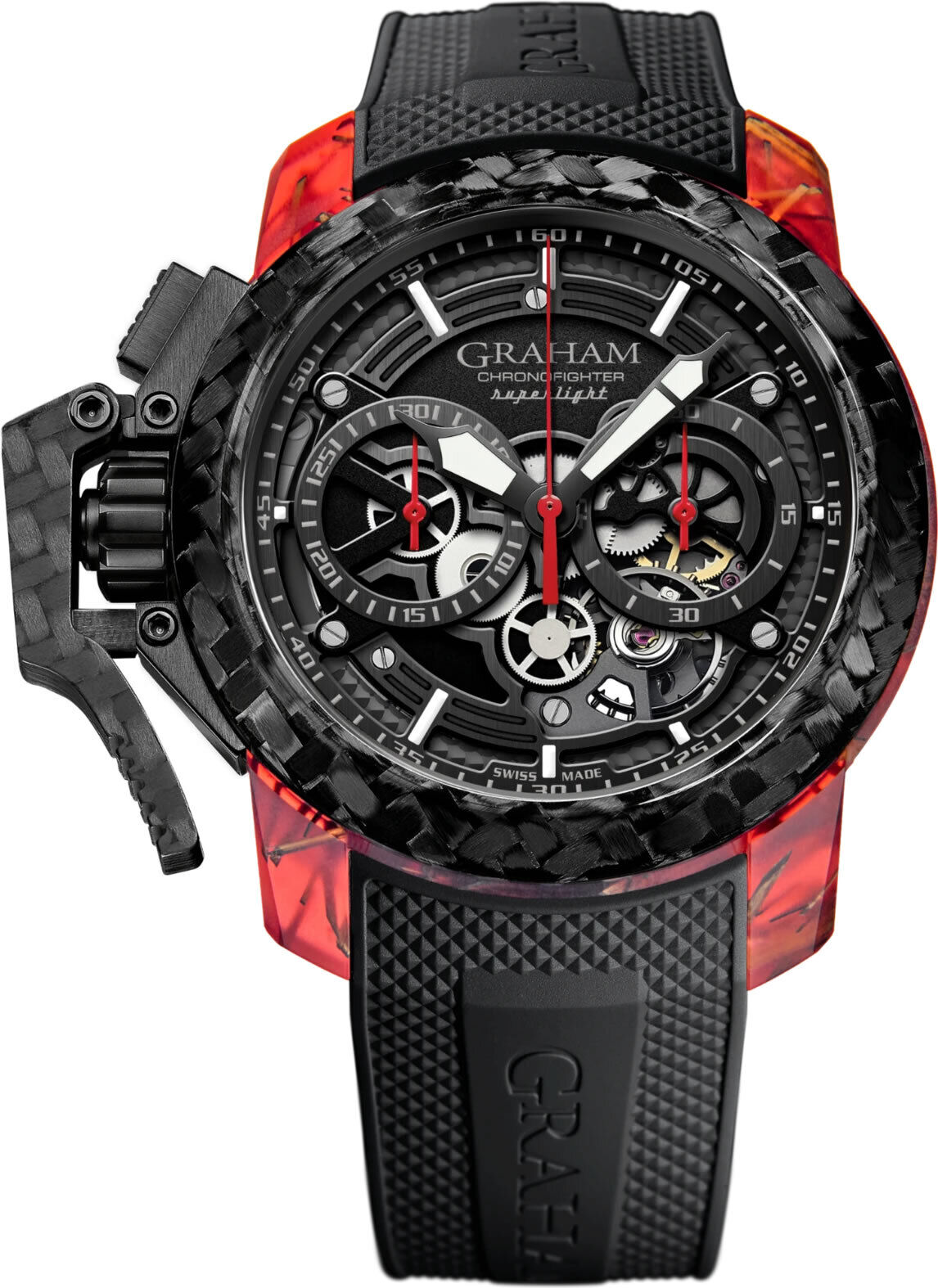 Graham Chronofighter Superlight Carbon Skeleton