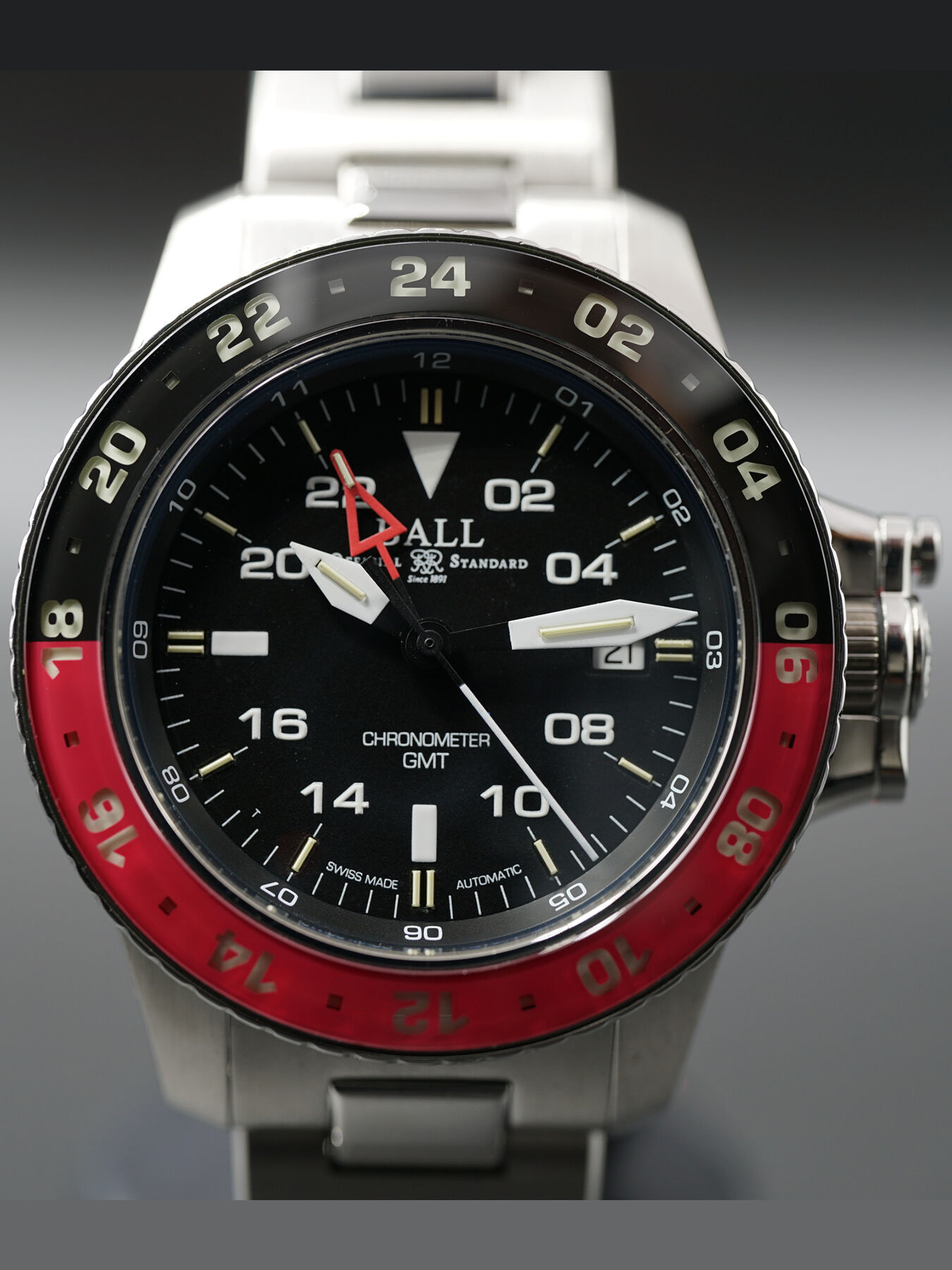 Ball Engineer Hydrocarbon AeroGMT II Black Dial DG2018C-S3C-BK