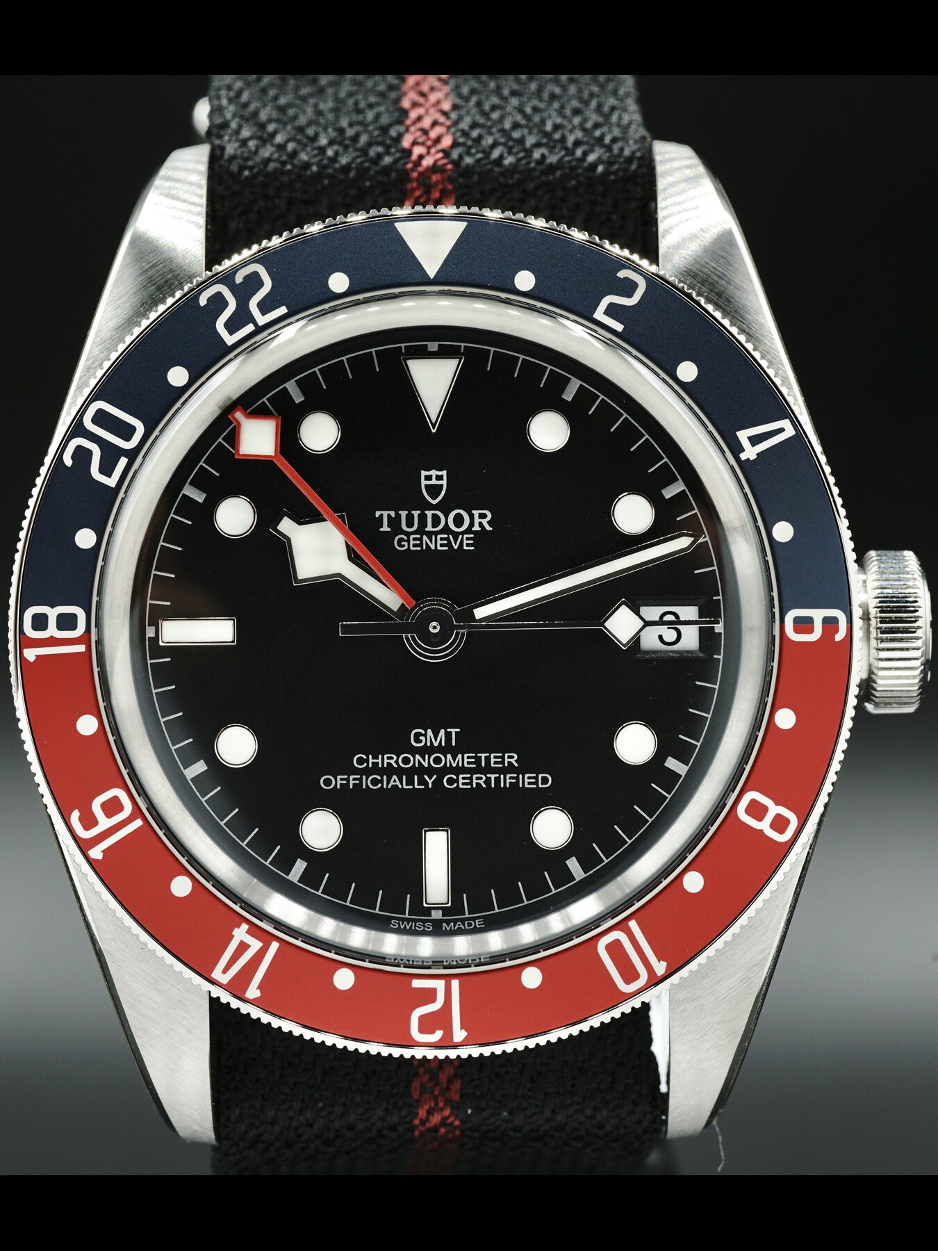 Tudor Black Bay GMT 41mm Pepsi 79830RB on NATO Strap
