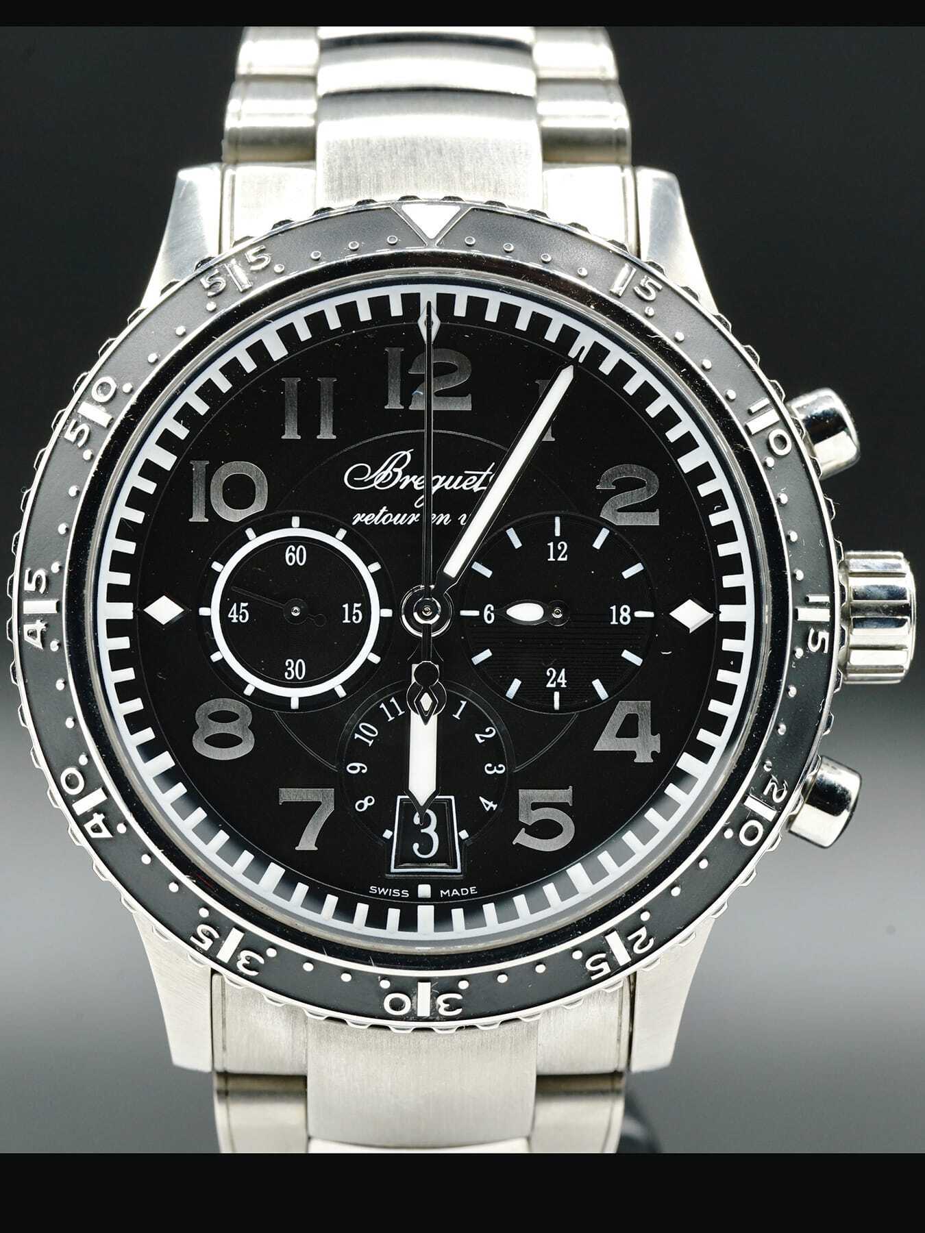 Breguet Type XXI Transatlantique Flyback Chronograph Titanium 3810TI/H2/TZ9