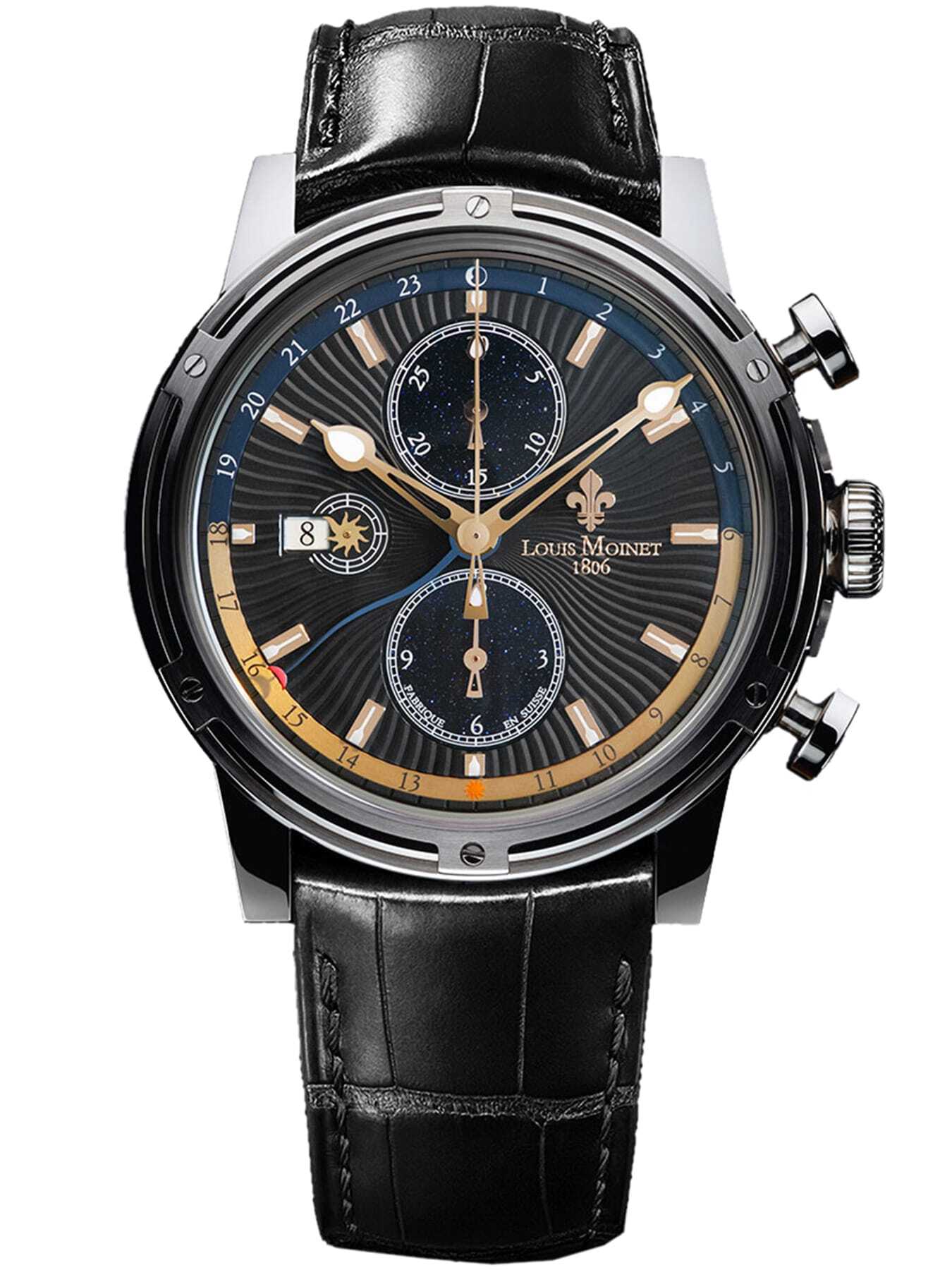 Louis Moinet Geograph Titanium Aventurine LM-78.20.AV