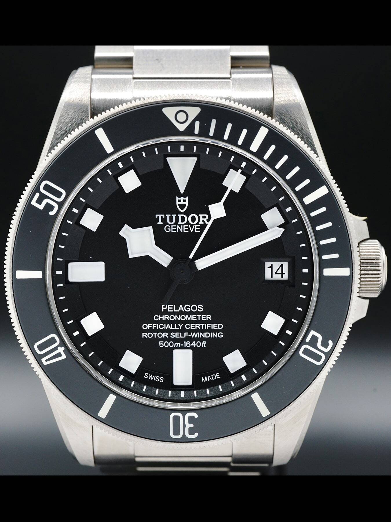 Tudor Pelagos Titanium Chronometer Automatic Black Dial 25600TN