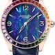 Parmigiani Fleurier Tonda Metropolitaine 36 Rose Gold Rainbow Set Blue Opal PFC801-1510300-HA3181 image 0 thumbnail