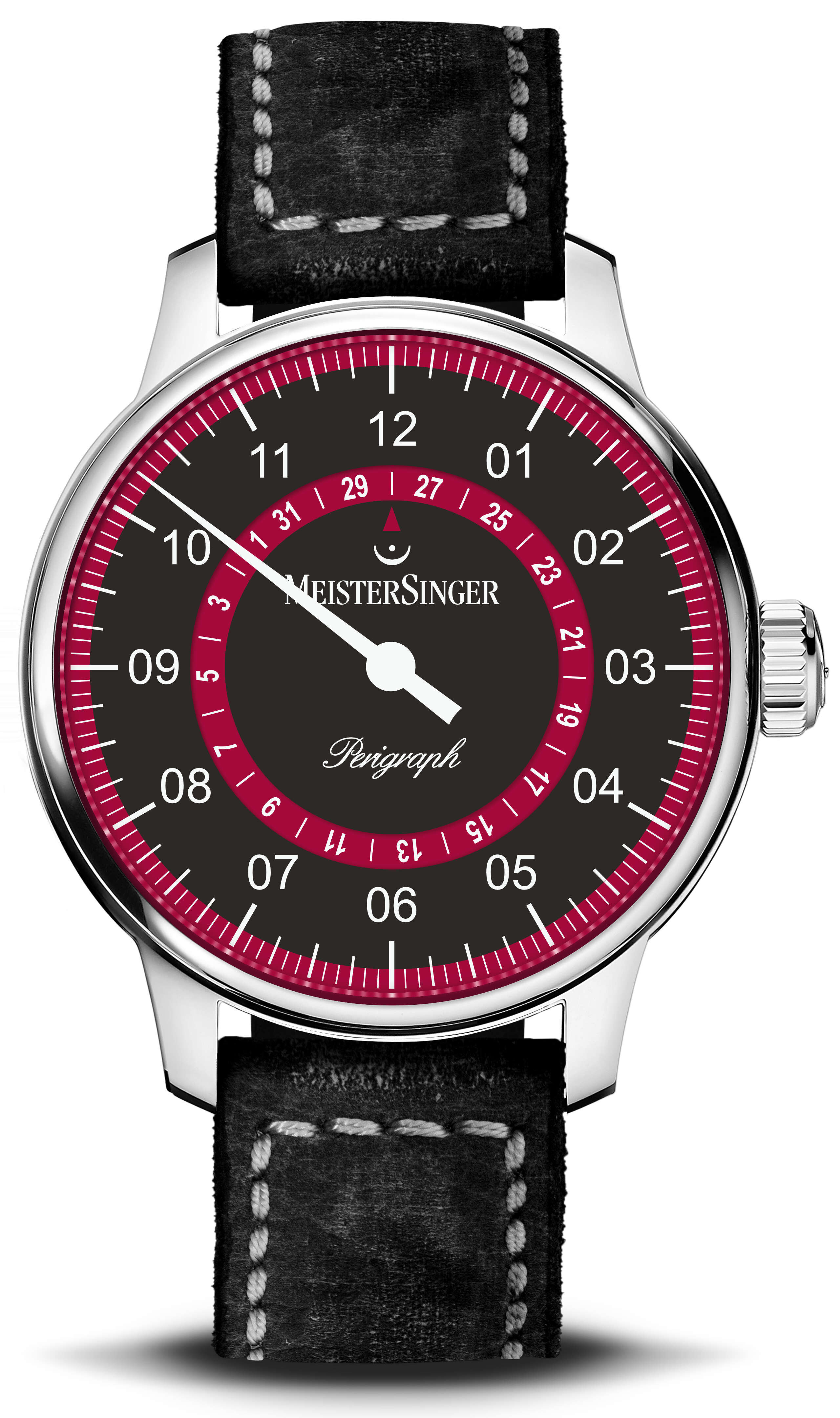 MeisterSinger Perigraph Black Bordeaux AM1002R