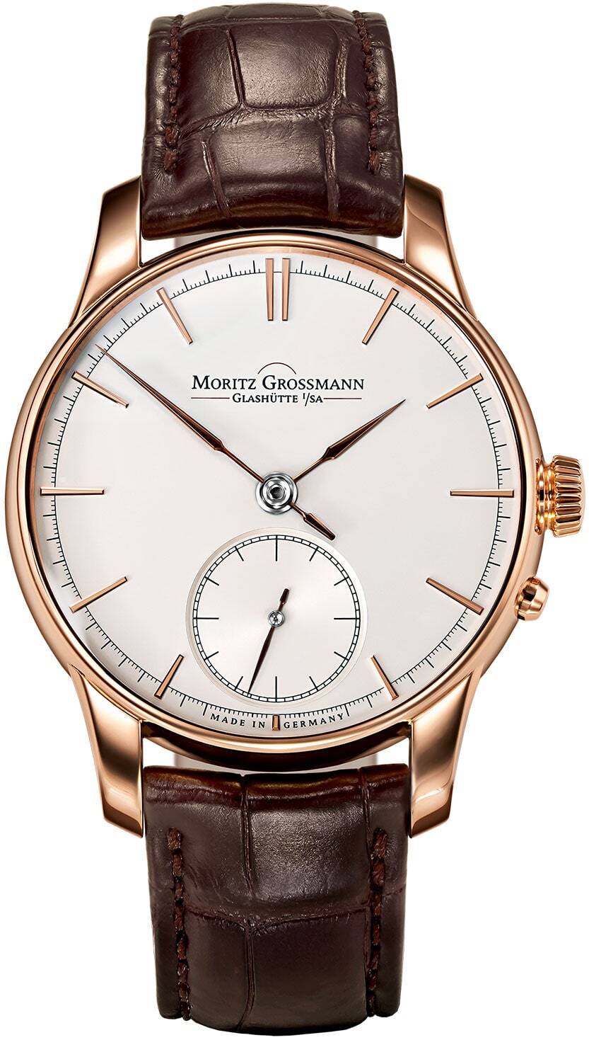 Moritz Grossmann Index Rose Gold Argenté