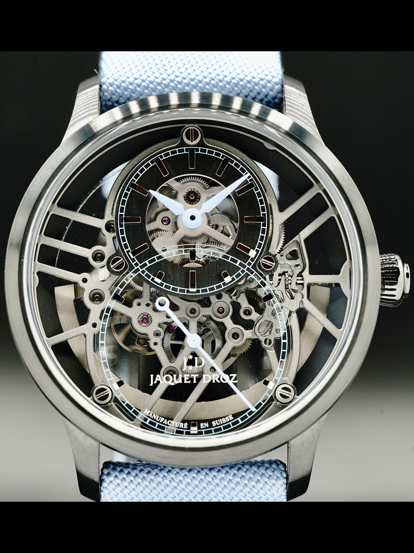 Jaquet Droz Skelet-One Plasma Ceramic Blue J003525546