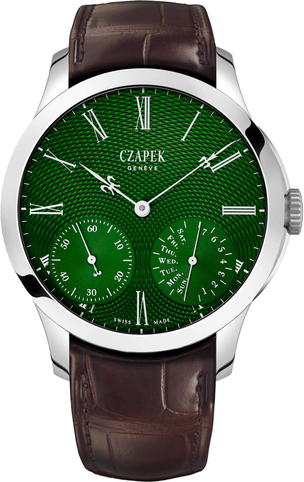 Czapek Quai Des Bergues Emerald Green L