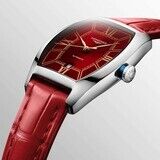 Longines Evidenza Red Dial on Strap L2.142.4.09.2 image 1 thumbnail