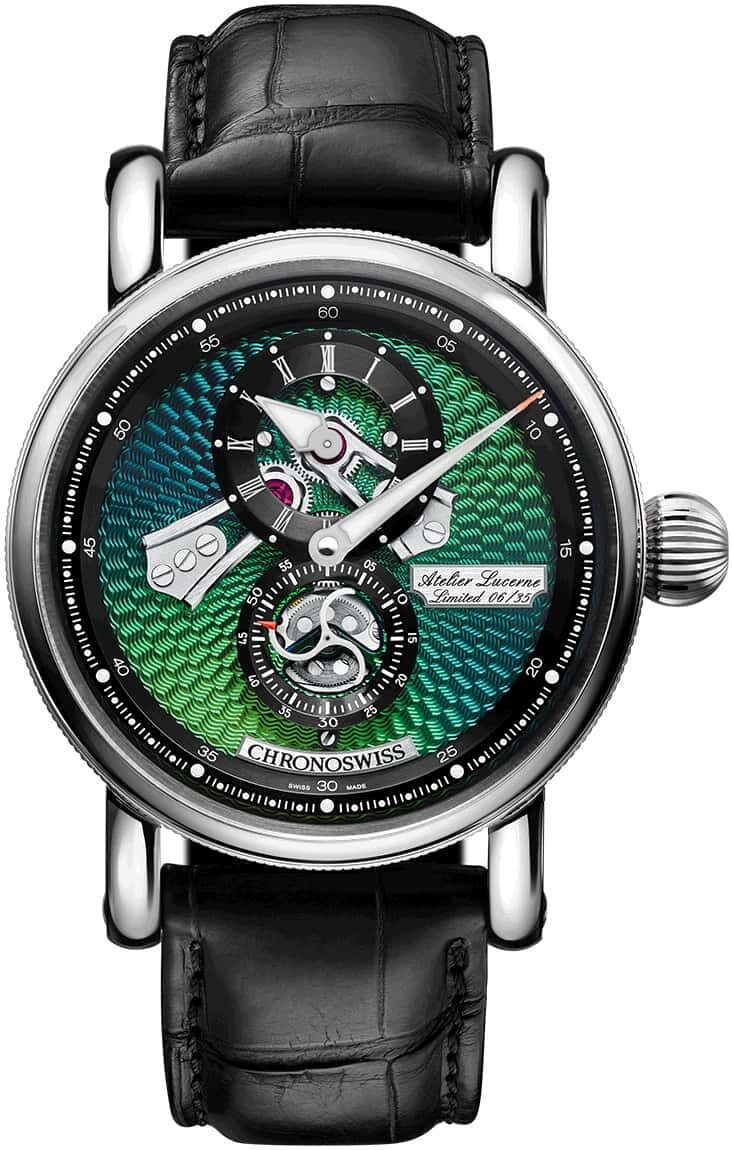 Chronoswiss Flying Regulator Open Gear Anniversary Edition Green CH-8753-GREBK
