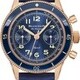 Blancpain Air Command Blue Dial Red Gold 36mm on Strap image 0 thumbnail
