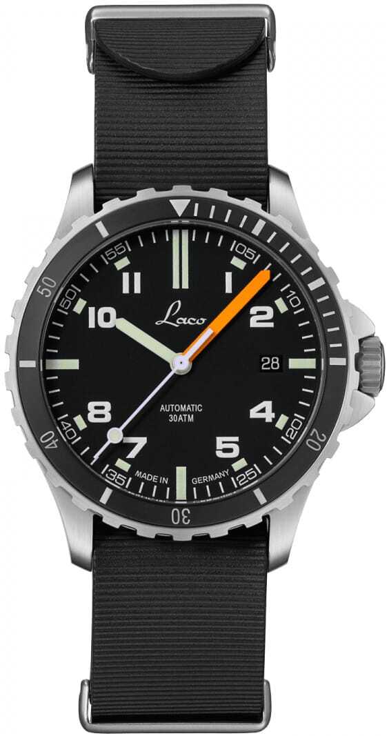 Laco Squad Himalaya 39 on Black Rubber Strap