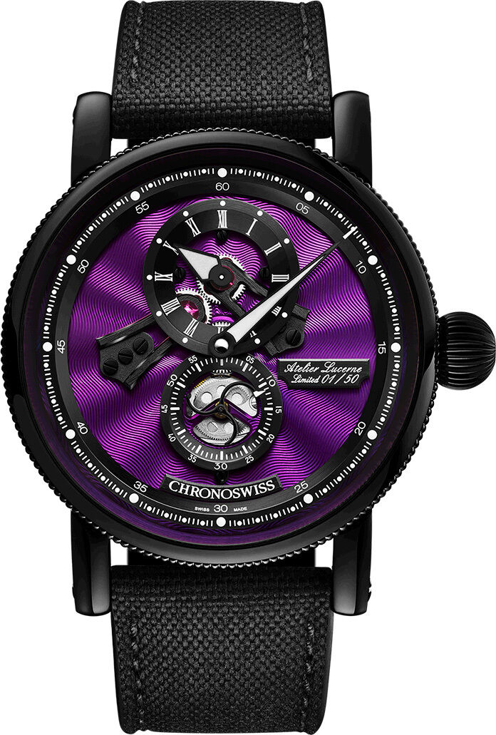 Chronoswiss Flying Regulator Open Gear Purple Panther