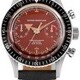 Nivada Grenchen Broad Arrow Tropical Dial Manual on Black Leather Strap image 0 thumbnail