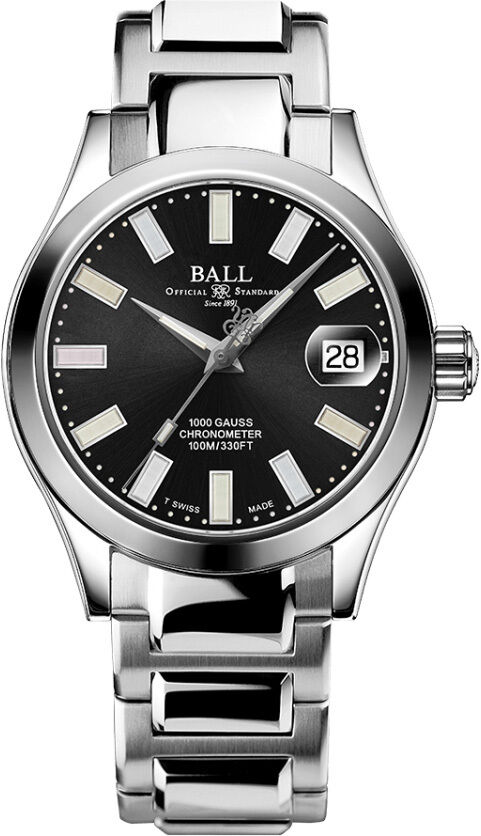 Ball NL9616C-S1C-BKR Engineer III Marvelight Chronometer 36mm Black Dial Rainbow Tubes