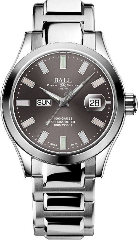 Ball NM9036C-S1C-GYR Engineer III Marvelight Chronometer Day-Date Grey Dial Rainbow Tubes