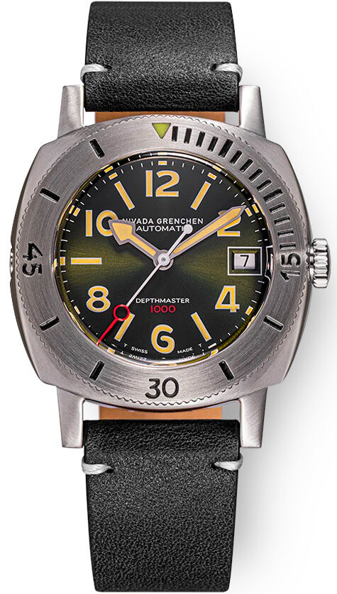 Nivada Grenchen Depthmaster 14103A15 Numerals Date
