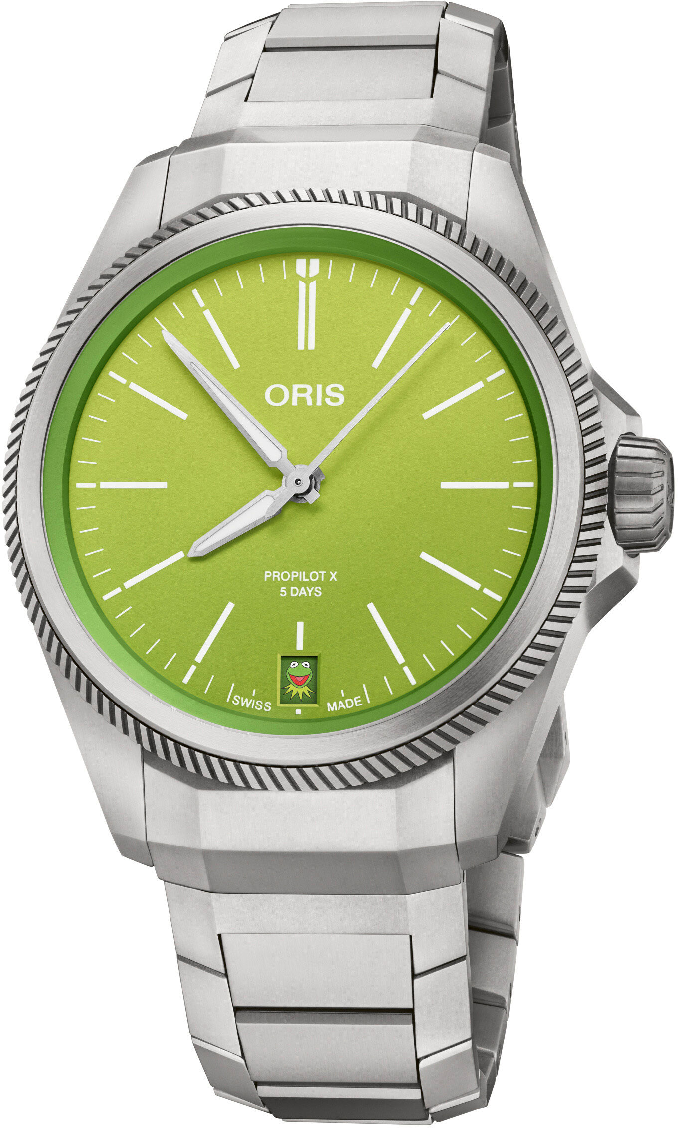 Oris ProPilot X Kermit Edition