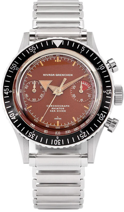 Nivada Grenchen Chornomaster Tropical Dial Manual 85007M11