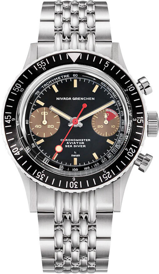 Nivada Grenchen Chronomaster Lollipop Honey Manual 85008M04LC