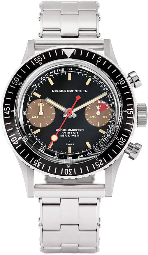 Nivada Grenchen Chronomaster Lollipop Honey Manual 85008M13