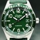 Glashütte Original 1-39-11-13-83-37 SeaQ Stainless Steel Green Dial Green Rubber Strap image 0 thumbnail