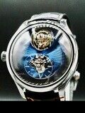 H. Moser & Cie. x MB&F Endeavour Cylindrical Tourbillon Funky Blue 1810-1200 image 1 thumbnail