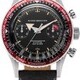 Nivada Grenchen 86033M17 Chronomaster Aviator Seadiver Black Dial Red Bezel image 0 thumbnail