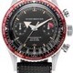 Nivada Grenchen 86033M01 Chronomaster Aviator Seadiver Black Dial Red Bezel image 0 thumbnail