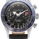 Nivada Grenchen 86032M17 Chronomaster Aviator Seadiver Black Dial Blue Bezel image 0 thumbnail