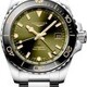 Longines Hydroconquest L3.790.4.06.6 GMT Sunray Green Dial on Bracelet image 0 thumbnail