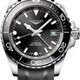Longines Hydroconquest L3.790.4.56.9 GMT Black Dial on Strap image 0 thumbnail