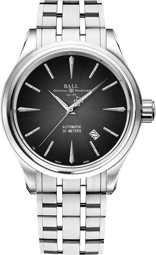 Ball NM9080D-S1J-BK Trainmaster Legend Black Dial