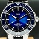 Oris 01 400 7763 4135-07 4 24 74EB Aquis Date Calibre 400 on Rubber Strap image 0 thumbnail