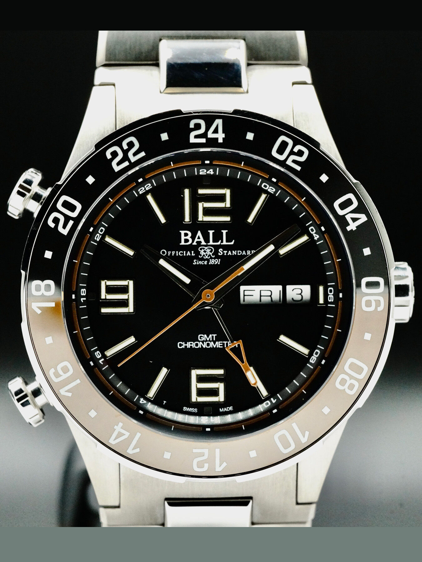 Ball DG3030B-S3C-BK Roadmaster Marine GMT