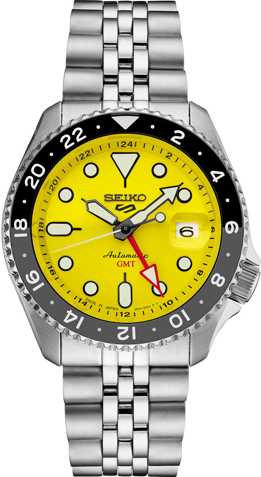 Seiko 5 Sports GMT SSK017 Yellow