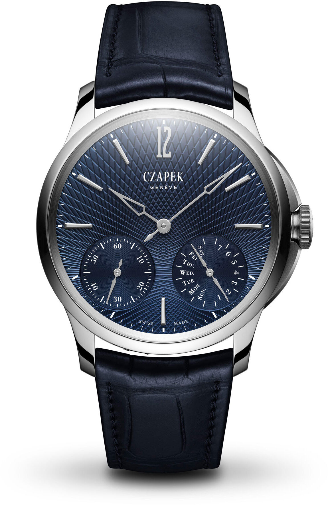 Czapek No. 17 Quai des Bergues Double Soleil Deep Blue